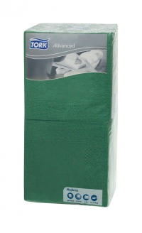 Бумажные салфетки зеленые Tork Advanced 2 слоя