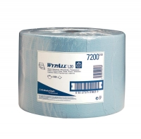 Бумажные протирочные салфетки WYPALL® L20 малый рулон синие