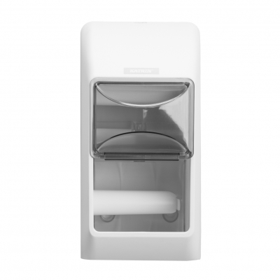 Диспенссер-раздатчик для туалетной бумаги на 2 рулона Katrin (белый)